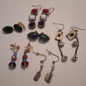 #487.     6 Piece Assorted Earring Bundle